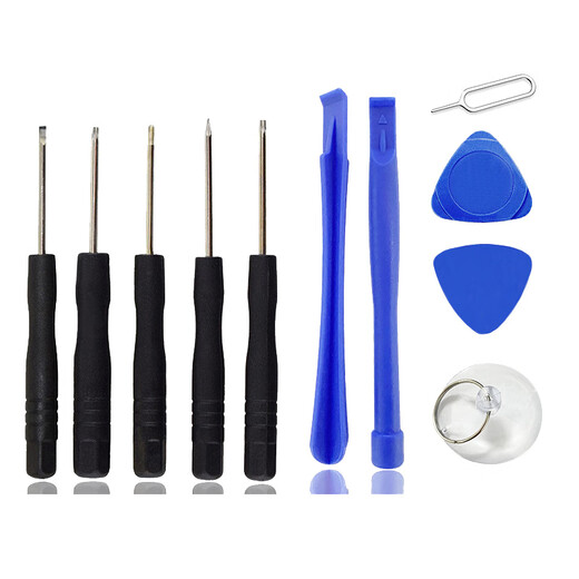 Jeu de tournevis, outil de démontage pour ordinateur portable tout-en-un, jeu de 11 pièces, embout hexagonal multifonction en forme de croix, jeu d'outils de démontage de 11 pièces, 1 jeu