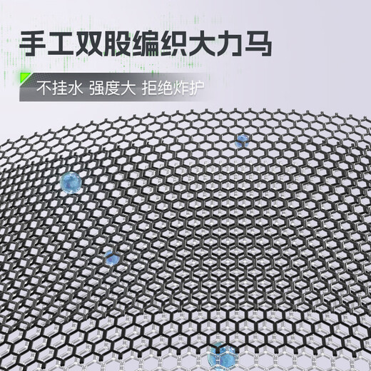 JIADIAONI Black Pit Vigorous Horsefish Protection Wild Fishing Quick-drying Fish Protection Net Portable Thickened Fishing Protection Fishing Gear Single Circle 40250