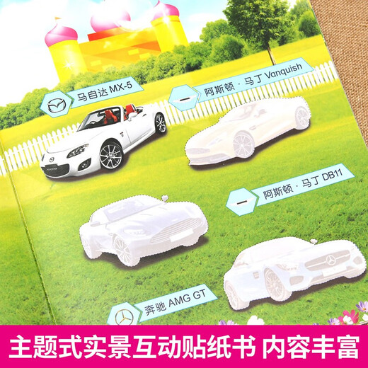 The first series of interesting sticker books for children contains 12 volumes of interesting panoramic sticker books for small car fans + interesting dinosaur sticker books. Children’s focus brain development thinking logic exercise puzzle enlightenment sticker toy book