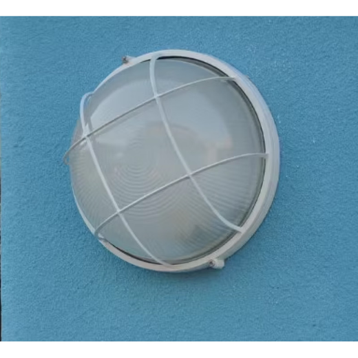 Yilin waterproof lamp, moisture-proof lamp, garden lamp, balcony lamp, outdoor lamp, outdoor wall lamp, explosion-proof lamp, wall lamp, factory lamp, bronze small oval-20*10 cm including 12 watt LED lamp