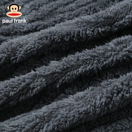 PAUL FRANK Big Mouth Monkey Couple Pajamas Women Winter Plus Velvet Thickened Coral Velvet Simple Casual Wearable Outerwear Home Clothing Suit Men