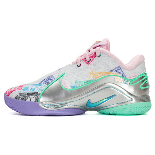 Мужские баскетбольные кроссовки NIKE 2025, осенние уличные фитнес-тренировки LEBRON XXII, модная модная спортивная обувь FZ1098-100/белый/блестящий зеленый 44