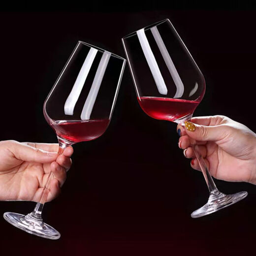 Spade crystal red wine cup decanter set household goblets lead-free red wine glass holder wholesale 1L cup + decanter with handle + G5 cup holder 6 pieces free