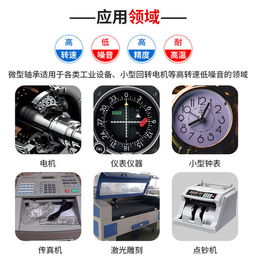 Micro cojinetes importados de Japón F 692Z693 694 695 696 697 698 699zz F699zz de alta velocidad (con brida)