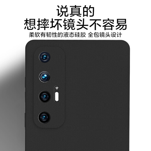 HotFire is suitable for Xiaomi 10s mobile phone case, mi 10S protective cover, lens all-inclusive upgrade, matte anti-fall, men and women, silicone, soft, personalized, simple and trendy - lavender gray