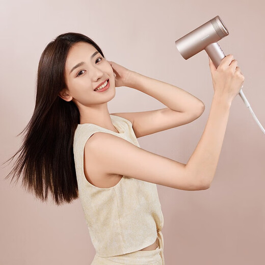 Philips (PHILIPS) high-speed hair dryer hair dryer household high-speed quick-drying hair care 360 million negative ions scalp soft care technology magnetic suction air nozzle 7 series gilt barrel pro BHD737 water light powder