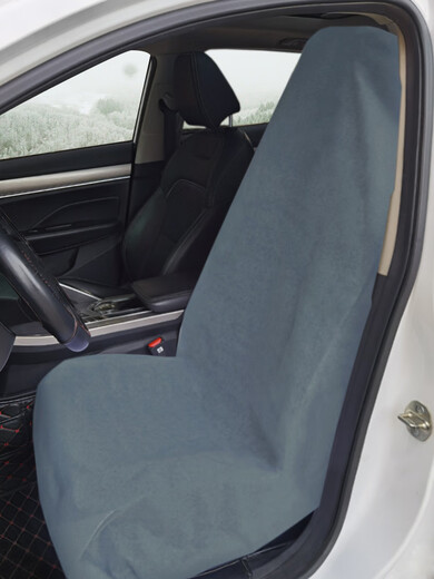 Shantou Lincun car disposable seat cover non-woven seat cover full car seat anti-dirty cover dust-proof seat protective cover cushion cover 2 gray seat covers