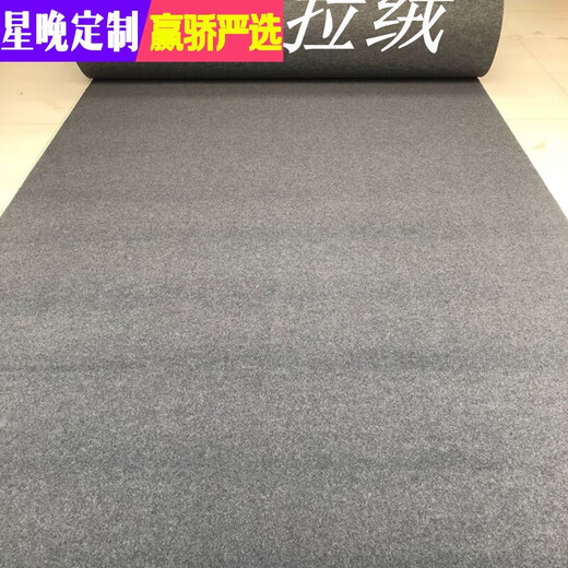 Star night carpet bedroom rental living room full carpet household large area full carpet office commercial thickened and cuttable smoke gray solid color 3 meters wide * 3 meters long