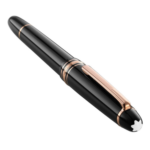 Montblanc (MONTBLANC) fountain pen Meisterstück series classic 145 ink pen signature pen ready-made gift classic rose gold plated F112675 1 pack