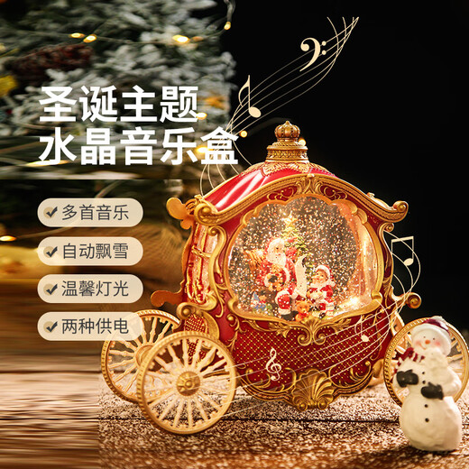 May's Christmas gift carriage for the elderly, cultural and creative crystal ball, children's and girls' birthday gifts, decorative ornaments, year-end blessing bags