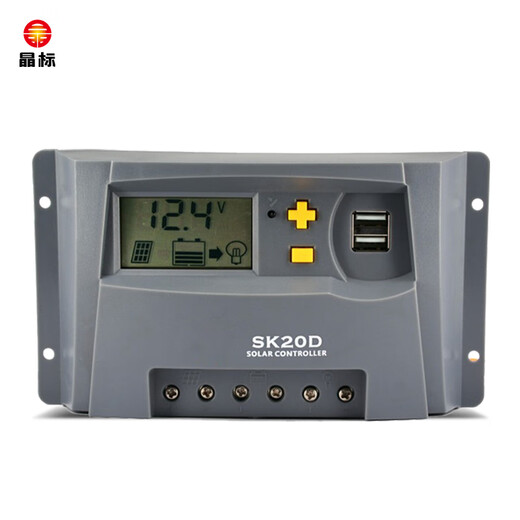 Jingbiao smart solar photovoltaic power generation panel battery charging PWM controller discharge controller fully automatic universal 12V24V30A