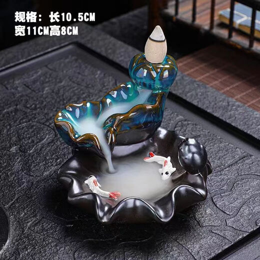 Mewai (incense burner) reverse flow incense tower incense creative ornaments aromatherapy household reverse flow incense grains toilet deodorizing incense 55 grains + I Longmen mixed fragrance