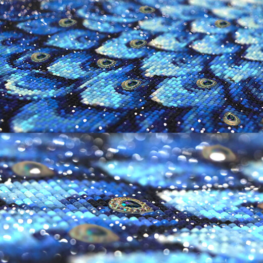 Cuttlefish Diamond Painting Magnolia Peacock 50*90cm Diamond Cross Stitch Diamond Embroidery Living Room Entrance Three-dimensional DIY Handmade Dot Diamond