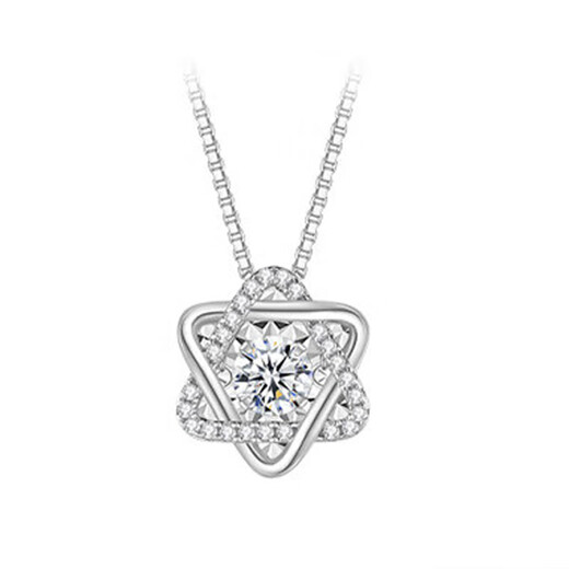 Fat Donglai same style platinum pendant for women without chain PT950 platinum pendant for women platinum necklace 1, Love Rubik's Cube single pendant without chain platinum p