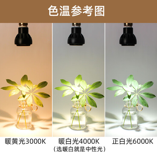 Yixia LED spotlight cob lamp cup spotlight bulb e27 screw 3w5 restaurant downlight super bright single lamp embedded warm light source E27-high-brightness lamp cup 10w other white