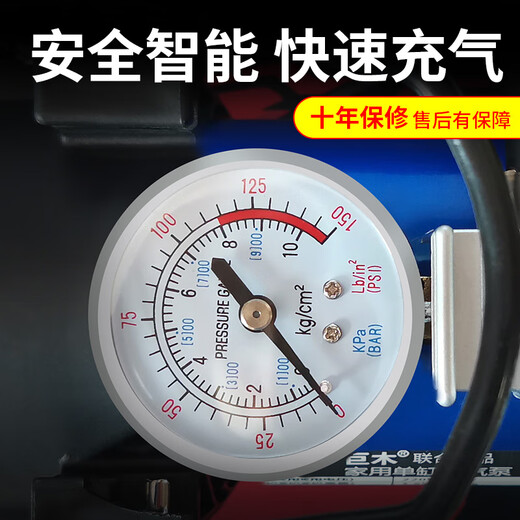 Jumu 220V household air pump car tire pump electric bicycle motorcycle basketball pump 220V household air pump + handbag + 3m extension tube