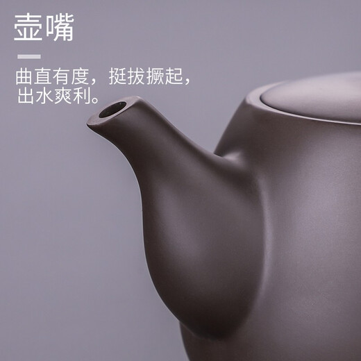Haofeng original mine old mud purple sand teapot 2025 new Kung Fu tea set teapot tea ceremony cup Mid-Autumn Festival gift purple sand mangosteen teapot 200ML household model