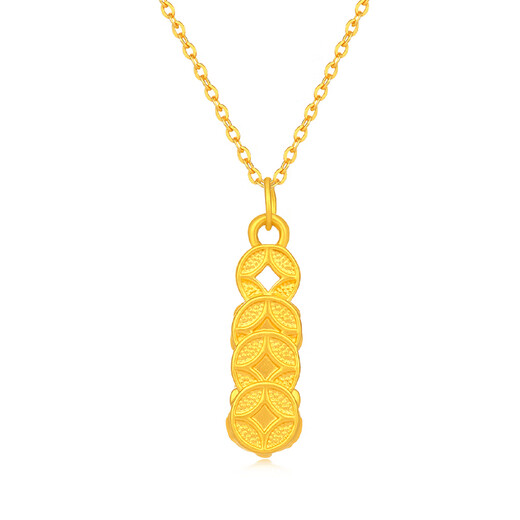 CHINA GOLD Gold Pendant Pixiu Vajra Pendant Lucky Pixiu Pendant Wei Xuetong Necklace as a Birthday Gift for Girlfriend Pixiu Vajra Pendant + Pure Gold Chain Approximately 3.1g