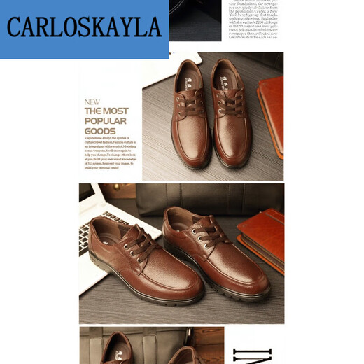 Raf core chaussures en cuir grande taille pour hommes chaussures en cuir pour hommes grande taille lâche extra large printemps en cuir véritable version coréenne respirant 9901 chaussures simples noires quatre saisons 39