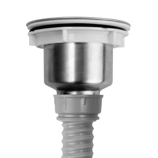 Dezhong vegetable sink drain pipe complete set of kitchen single sink drain pipe vegetable sink sewer drain pipe 7013