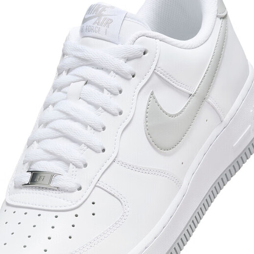Nike NIKE cushioning sneakers men's Air Force 1 AIR FORCE 1 sneakers FJ4146-100 white gray 41