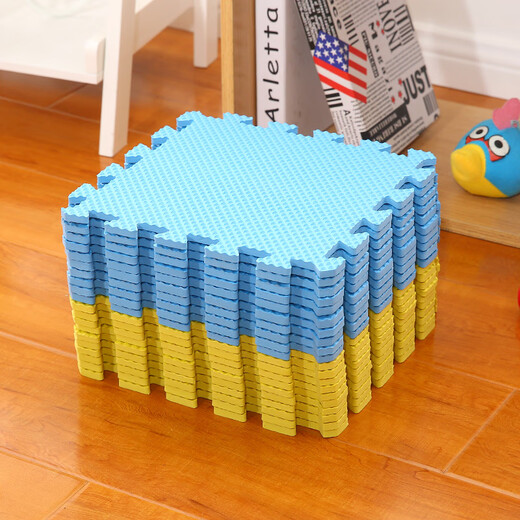 Children's floor mat foam tatami floor mat bedroom crawling sponge mat splicing plastic room floor mat puzzle with a minimum order of ten pieces, pink 29*29cm (single piece price)