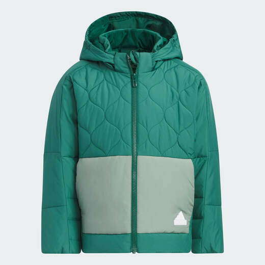 Куртка-пуховик Adidas/Adidas URBAN для спорта и отдыха с капюшоном и капюшоном для детей старшего возраста IQ1343 IQ1343 Сделать фотографии в соответствии с ростом 128