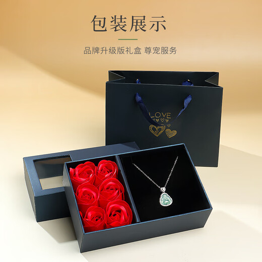 Heart Ginseng Jade Guaranteed Price 11.11 S925 Silver Inlaid Jade Pendant Women's Big Belly Buddha Jade Pendant Birthday Gift