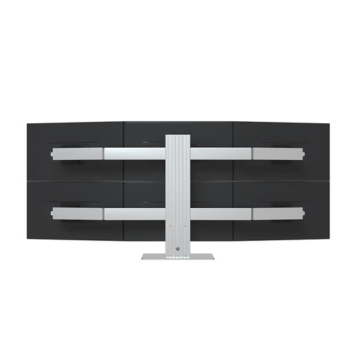 Haoduoping professional six-screen stock trading multi-screen computer, foreign exchange, futures and stock traders, market reading monitor, trader, one machine multi-screen stock trading assembly computer, six-screen complete set, professional financial six-screen - Jinniu U5 version丨aesthetic bracket 25-inch HD monitor complete set (including door-to-door installation)