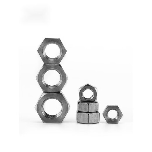Duzun TA2 pure titanium nut titanium nut pure titanium hexagonal screw nut M4M5M6M8M10M12M14M16M18M20M24 titanium nut M24 (1 piece)