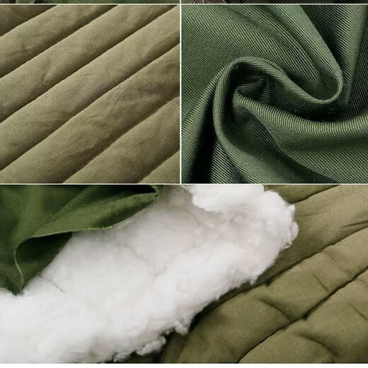 Usa military coat winter velvet thickening northeastern subzero cold storage winter clothing cotton jacket old-fashioned military cotton coat authentic for men and women military green natural pure cotton (one piece not removable) one size fits all 120-180Jin Jin equals 0.5 kg