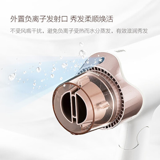 Panasonic negative ion hair dryer WNE6B/WNE6A household high-power hair dryer quick-drying hot and cold wind girls household WNE6A white standard bracket comb