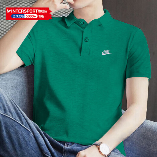 耐克（NIKE）Polo衫男短袖 2025夏季新款跑步透气训练服运动服晨练队服翻领t恤 FN3895-365/晒单退5【元】 XL