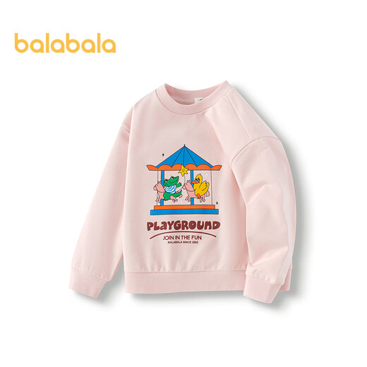 巴拉巴拉童装儿童卫衣女童男童2025春秋装宽松卡通印花上衣潮208125121207