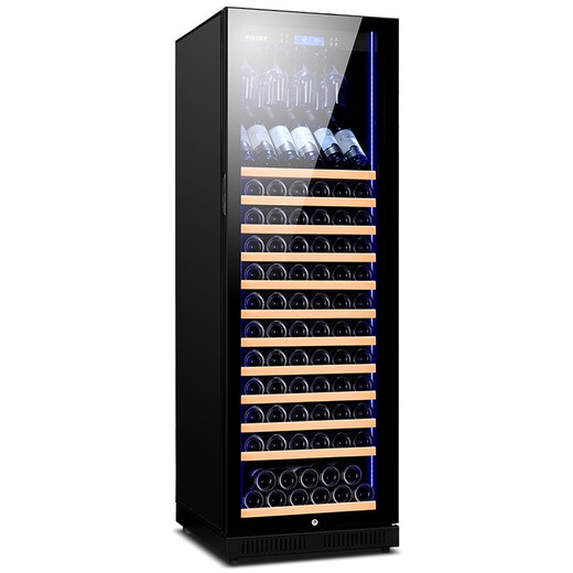 FUKE FK-188W1 intelligent constant temperature wine cabinet energy-saving frequency conversion home living room wine cabinet display cabinet hanging cup display style