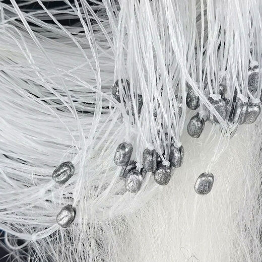 Vinoa wire mesh fishing net three-layer carp and silver carp large fish net three-layer sunken net single layer small white strip hanging fish net three-layer sunken net 4 fingers 30 meters long 1.2 meters high