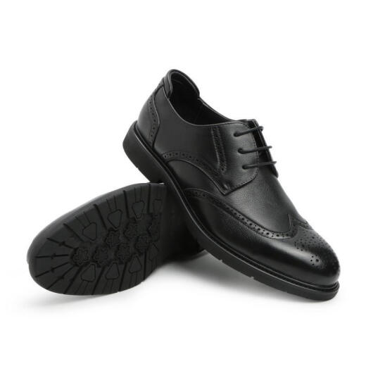 Belle/BELLE cow leather men's business formal leather shoes 33028AM0 black 38
