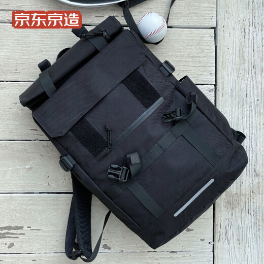 Made in Tokyo, three-function casual backpack, travel outdoor backpack, fashionable male and female student school bag, large capacity black