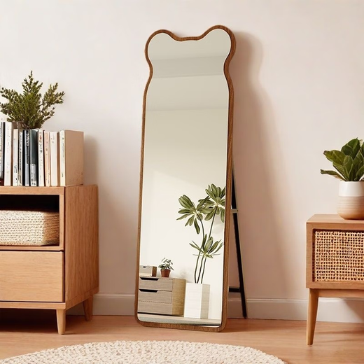 Dexu Bear Mirror de cuerpo completo Mirador de aderezo doméstico Mirador de cuerpo completo de cuerpo para pelear