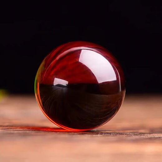 Jingruo Blood Amber Single Bead Burmese Amber with Baltic Sea Beads Single Beeswax Bracelet Separated Bead Wen Wan King Kong Wen Wan Accessories 22mm 1 piece 0g