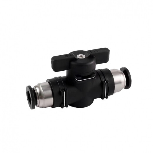 ZGJIAXQD Manual hand valve quick-insert tracheal joint manual valve ball valve switch valve customization BUC-8 shipped within 7 days