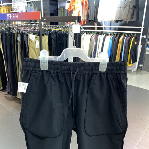 Under Armor woven quick-drying straight-leg sweatpants men's spring and autumn running training pants light gray 23600701-009 M