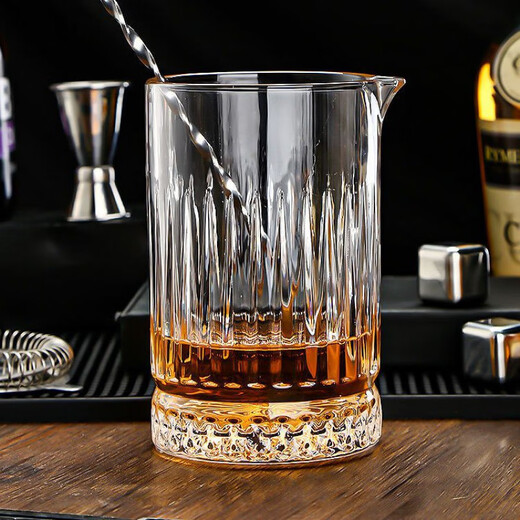 Jieshunxing Japanese crystal bartending cup glass home bar cocktail mixing cup bartending tool set main picture