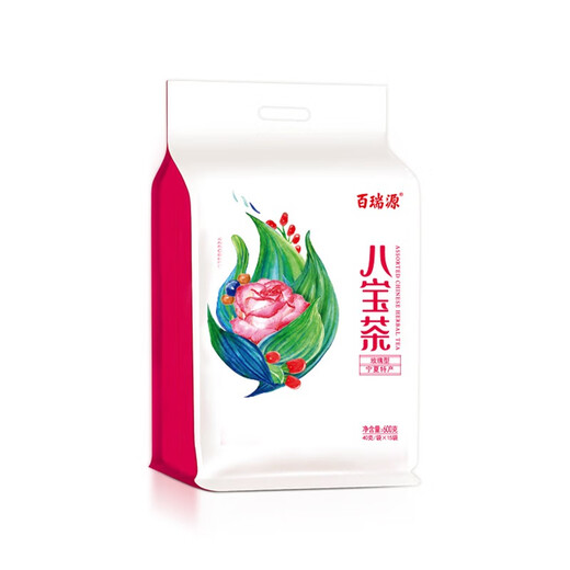 Bairuiyuan wolfberry Ningxia Babao Tea, North and South dry goods specialties, Three Basin Flower Tea, Eight Treasure Tea [Special Tea Drink] Ningxia Rose Babao Tea 600g