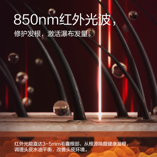 Scalp3 Smart Scalp Massage Comb Red Light Hair Care Hair Growth Comb Electric Introducer Scalp Head Massage Instrument Birthday and New Year Gifts for Male and Female Friends