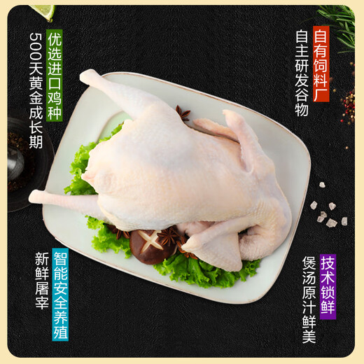 CP Zhengda Food Old Hen 2.8 Jin Jin is equal to 0.5 kg, frozen, raised for 500 days, old hen soup for confinement period