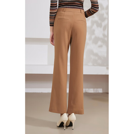 Giovanni 2025 Einkaufszentrum Gleiche drapierte schlanke Hosen modische Pendelhose EM2F723 Kamelfarbe m