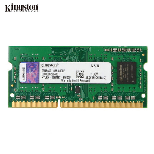 Kingston KVR Impact Storm Series Hacker God Bar DDR3 PC3 1333 1600 1.5V 1.35V Laptop All-in-One Computer Memory Bar Supports Dual Channel Laptop Memory DDR3L 1600 Low Voltage 1.35V 4GB 1 Bar