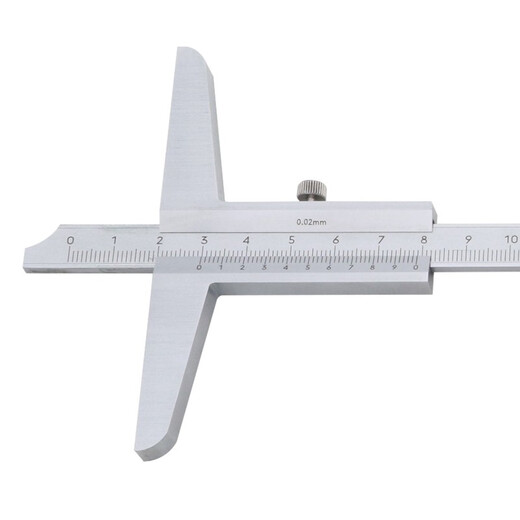 Shanggong Depth Vernier Caliper 0-150mm Graduation Value 0.02 Stainless Steel Depth Gauge Vernier Caliper High Precision