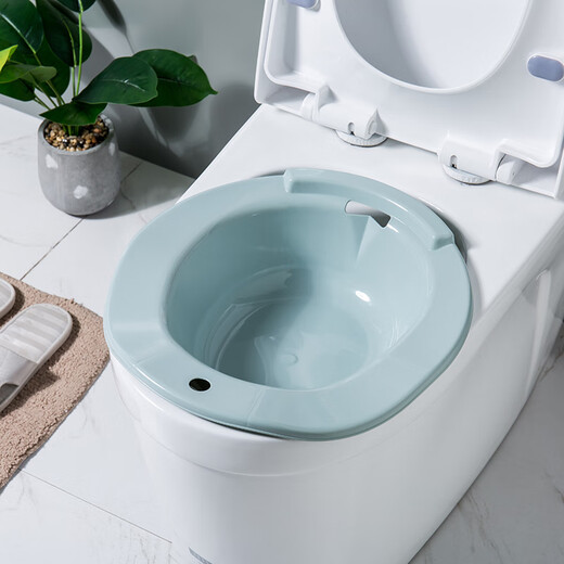 Nierxin postpartum woman's butt basin, bidet for women, squatting-free toilet, bidet for the elderly, pregnant women, bathing and rinsing the buttocks, white